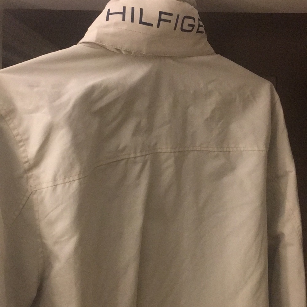 Tommy Hilfiger Cream Windbreaker Jacket
